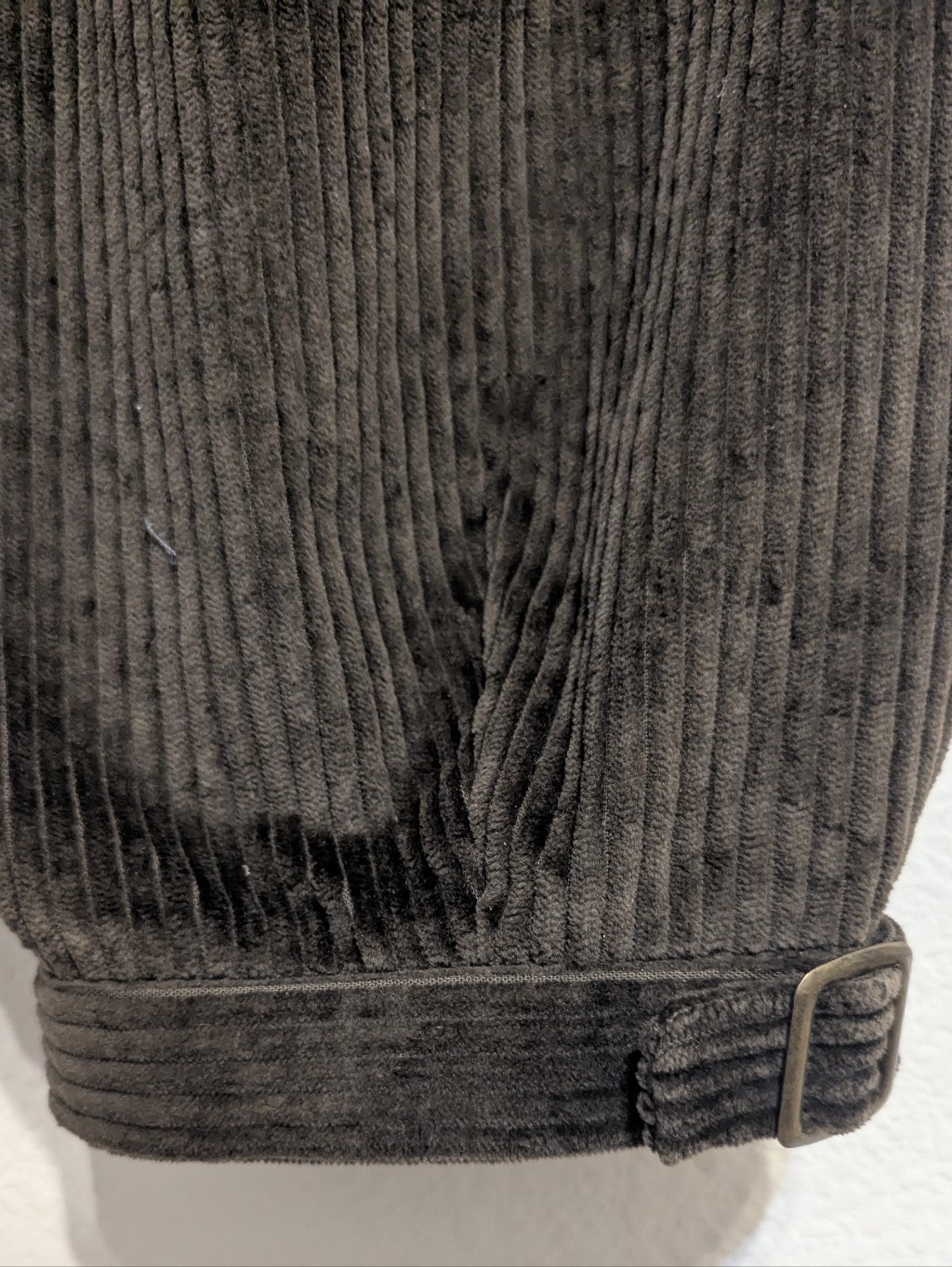 Gorsuch Ltd Women's Brown Wale Corduroy Pants Size 10p Buckle Cuff Hem Euc — image 6 of 8